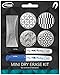 Board Dudes Mini Dry Erase Kit Includes 5 x 2 Inches Eraser 2 Mini Markers 4 Button Magnets Colors May Vary (14412)