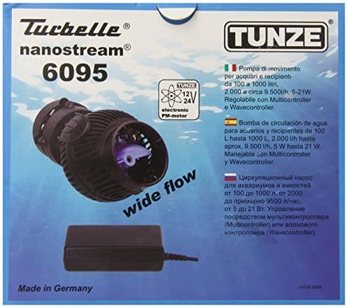 Tunze USA 6095.000 Nano Stream Propeller Pump, Features Electronic Speed Control, 2500-Gallon by Tunze USA LLC