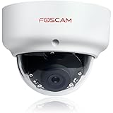 Foscam FI9961EP Vandal Proof Outdoor Full HD 1080P Security IP Dome Camera, 2.0 Megapixel, WDR 2.0, IP66 Weatherproof, 20m Night Vision IR, Motion Detection, Alert Push, One-Click Firmware Upgrade.