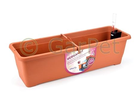 Blumenkasten Bergamot Balkonkasten 80 cm terrakotta