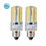 LJY® 2Pcs Pack E11 4W Dimmable 80-LED Bulb, Warm White Light, 3000-3200K, 300-320LM, 110V AC