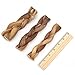 GigaBite 6 Inch Odor-Free All Natural Braided Bully Sticks by Best Pet Supplies - Pack of 10