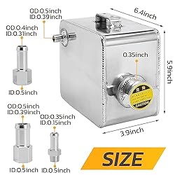 2.5L Coolant Radiator Overflow Expansion Tank