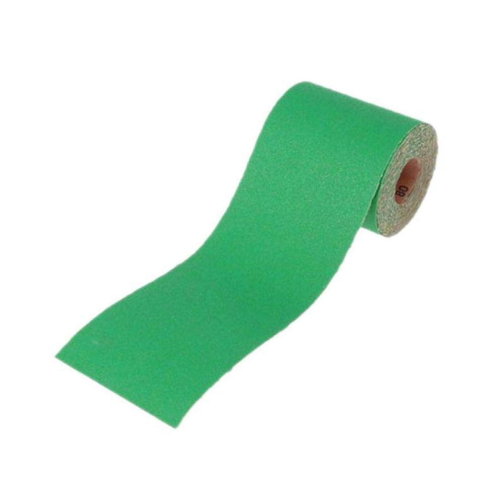 Faithfull FAIAR1040G 10M Extra Coarse (40 Grit) Sandpaper Roll Green (Pro) 115mm x 10M