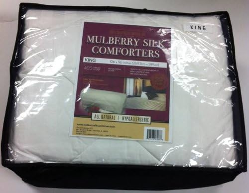 Mulberry Silk All Season Weight Comforter, Queen