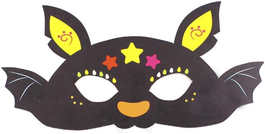 Amazon ハロウィーンマスク Diyカートゥーンパターン ペーパー子供仮面舞踏会パーティーマスク 幼稚園 手作りクリエイティブマスク 5パック ハロウィンマスク5 フェイスマスク 通販