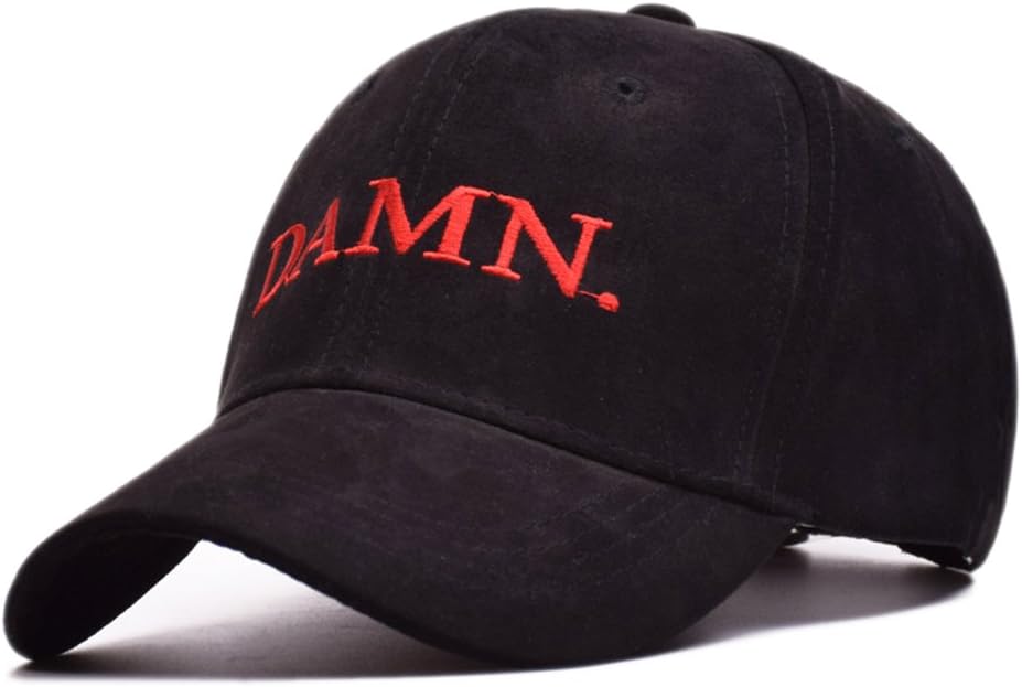 Amkun Damn Embroidery Baseball Cap Duck Tongue Hat Outdoor Leisure Visor Dad Hat