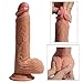 8.27 Inch Penis Dildo Hyper Realistic with Strong Suction Cup Base Double Layered
