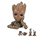 Flowerpot Treeman Baby Groot Succulent Planter Cute Green Plants Flower Pot with Hole Pen Holder