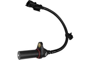Hirificing Crankshaft Position Sensor Engine Crankshaft Sensor OEM#39180-2B000 391802B000 SU13885, Crank Position Sensor Compatible with Hyundai Modern Kia Tucson Accent Rio Soul Dodge(Black)