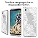 Huness Google Pixel 3 Case, Pixel 3 Case, TPU Grip Bumper and Clear Flower Transparent Hard PC Backplate Hybrid Slim Phone Case Cover for Google Pixel 3, Pixel 3 Phone (2018) (Clear Flower)