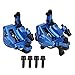 Bicycle Disc Brake Mountain Bike Hydraulic Disc Brake Rust Resistance Aluminum Alloy Lining Bicycle Gear (Blue)thumb 1
