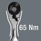 Wera 8001 A Zyklop Mini Ratchet 1/4 in with 1/4 in Socket Adaptor view 8
