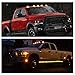 LED Cab Roof Running Marker Lights with Gasket Compatible with 2003-2018 Dodge Ram 1500 2500 3500 4500 5500 Pickup Truck Smoked 5Pcs