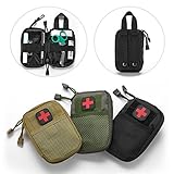 LIVIQILY Tactical Medical kit molle Accessory kit Camping First Aid Kits Medicine Storage Bag Portable Package Emergency Medical Kit Survival Medicine Pills Pocket Container Perfect
