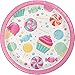 Blue Orchards Candy Plates and Napkins (52 Pieces for 16 Guests) - Candy & Ice Cream Party Decorations, Two Sweet and Candyland Birthday Party, Halloween Plates and Napkins