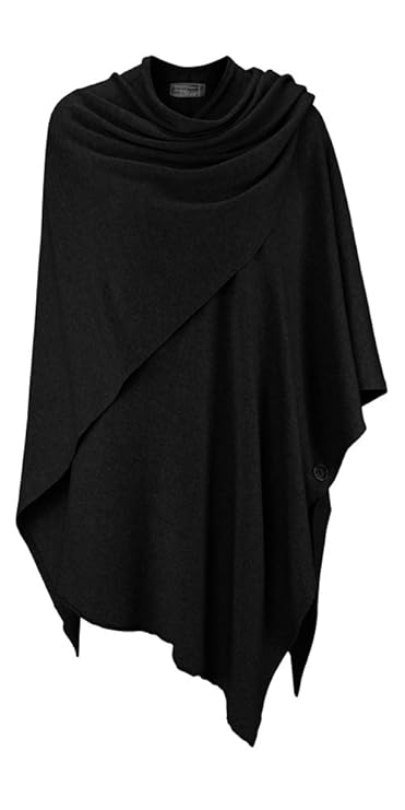 Cashmere Dreams Poncho-Schal mit Kaschmir - Hochwertiges Cape für Damen - XXL Umhängetuch und Tunika mit Ärmel - Strick-Pullo