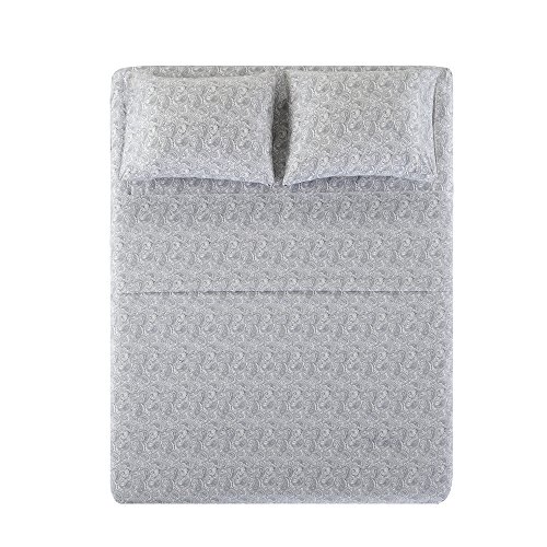 Comfort Spaces 100 Cotton Sheets Queen, Breathable, Naturally Cool