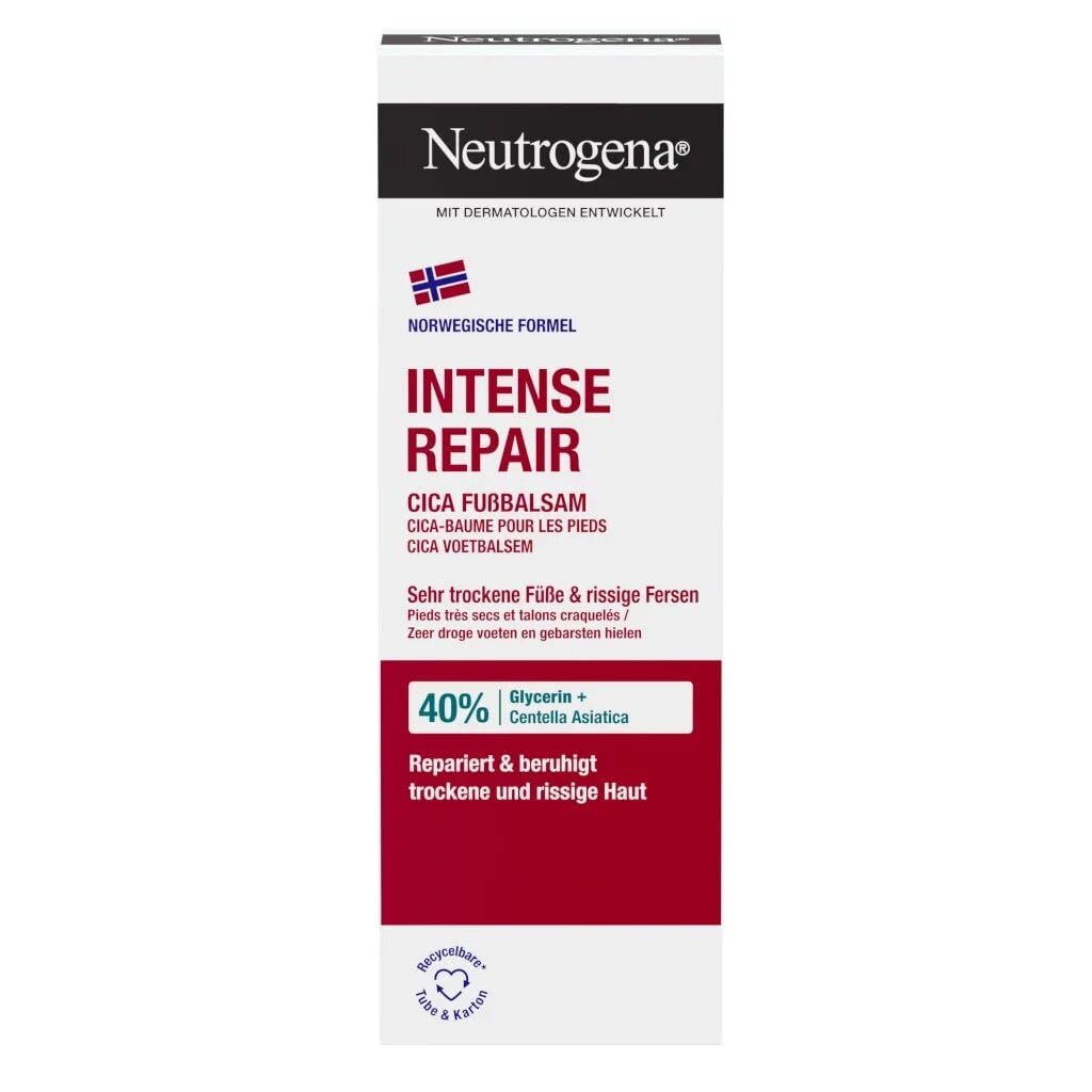 Neutrogena Norwegian Formula Foot Care, Cracked Heel Ointment, 50ml, (Packaging May Vary)