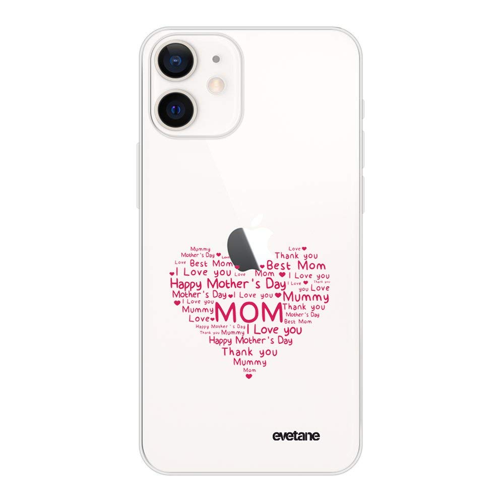 Evetane Case for iPhone 12 Mini, FDM Heart 5.4 Inches — image 1