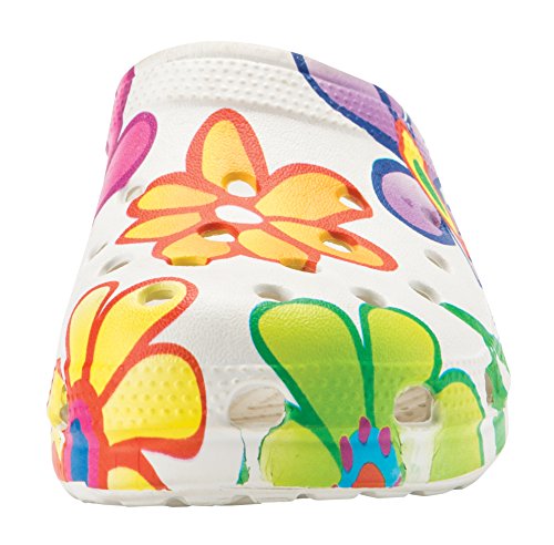 The Paragon Women's Clogs - Floral, Non Slip, Soft Shoes 10 B(M) US - Thumbnail 5
