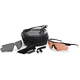 ESS Sunglasses Crossbow Suppressor 2X+ Kit Black w/Clear/Gray/Hi-Def Copper Lens