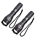VIBELITE LED Flashlight - Ultra Bright LED Handheld Flashlights Portable Outdoor Water Resistant Torch with Adjustable Focus and 5 Light Modes for Camping Hiking Outdoor, Emergency (2 Pack)