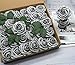 D-Seven Artificial Flowers 30PCS Real Looking Fake Roses with Stem for DIY Wedding Bouquets Centerpieces Party Baby Shower Home Decorations (Silver Gray)