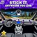Stick it 360 Magnetic Car Phone Mount Holder - Deluxe Car Mobile Bracket - Magnetic Mounts 360 Degree Rotation from Dashboard - Universal Car Mount Holder Compatible for All Smartphones (Purple)