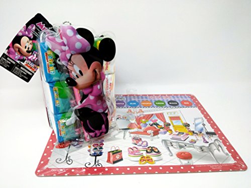 Back to School Toddler Pre-school Elementary School Supplies Pencil Sharpener Dry Erase Board Tissues Minnie Mouse Bundle of 3 - Thumbnail 2