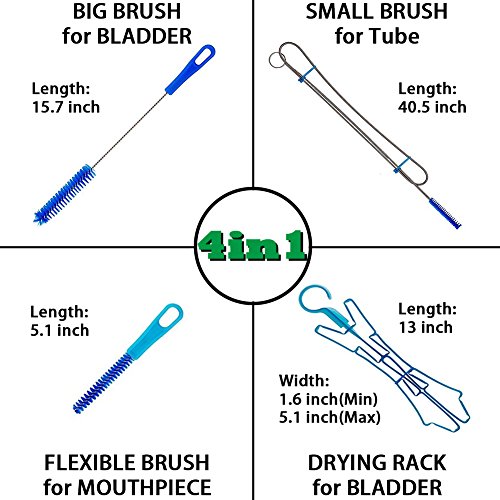 WACOOL 3L 3Liter 100oz BPA Free EVA Hydration Pack Bladder, LeakProof