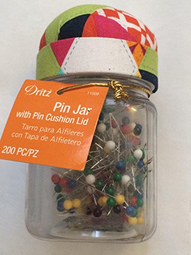 Dritz: Pin Jar with pin cushion lid