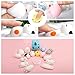Mochi Squishy, TopTops 16PCS Mini Kawaii Animal Squishies Slow Rising 3D Soft Stretchy Animals Cat Panda with Blue Whale Cartoon Squeeze Seals Healing.. (17pcs)