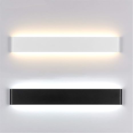 Color Black Size 24cm 6w Led Bathroom Vanity Light Up And Down Light Make Up Over