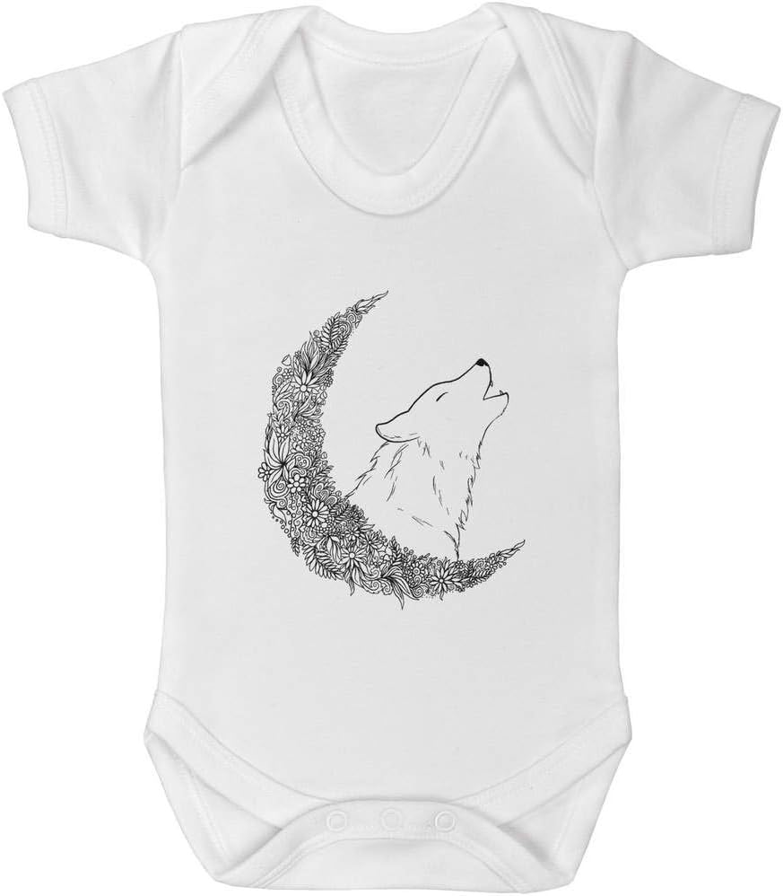 Gr Azeeda 0 3 Mois Loup Fleur De Lune Body Bebe Unisexe Fantaisie Et Specialty Fantaisie Helpacreche Co Za