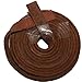 TOFL Genuine Top-Grain Leather Strap | 72 Inches Long | 3/4 Inch Wide | 1/8 Inch Thick (7-8 oz) | 1 Leather Strip for DIY Arts & Craft Projects, Clothing, Jewelry, Wrapping | Dark Brown