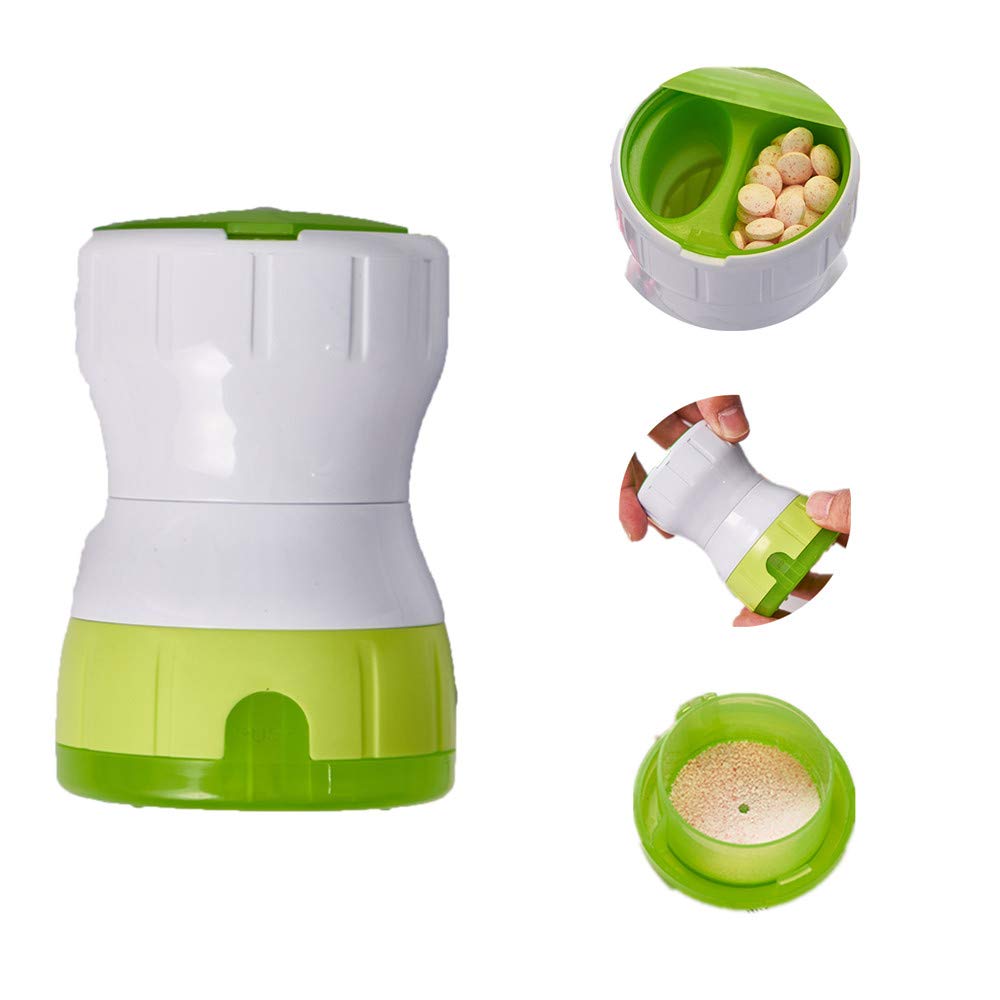 WOWHOUSE Pill Crusher Pill Cutter Pill Splitter Box for 2021 Upgrade (Green)