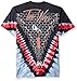 Liquid Blue Men's Pink Floyd The Wall Hammer V Tie Dye Short Sleeve T-Shirt