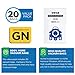 VEVA 20-Pack Premium HEPA Vacuum Bags Style GN - Compatible with Miele C1, C2, C3, AirClean 3D Efficiency Canisters - Allergen Filtration - Miele Vacuum Cleaner Bags Replacement