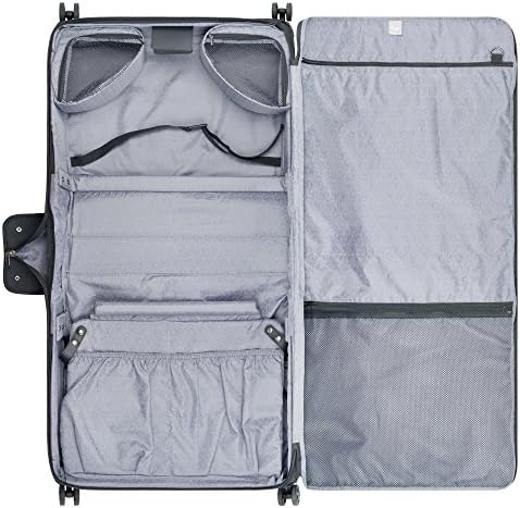 DELSEY Paris Hyperglide Softside Garment Travel Bag with Spinner Wheels, Black, One Size 5 DELSEY Paris Hyperglide Softside Garment Travel Bag with Spinner Wheels, Black, One Size