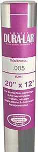 Grafix Clear 0.005 Dura-Lar Film Roll, 20-Inch by 12-Feet