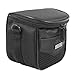Pusheng Small Camera Bag with Shoulder Strap for Compact Digital SLRs Mirrorless Cameras(Black)