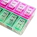 MEDca Weekly Pill Organizer, Twice-a-Day, 1 Pill Organizer New Attractive Coloring