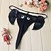 Elephant Thong for Men with Trunk, Elephant Underwear Novelty Gag Gifts for Bachelor Party or Wedding Night, Black