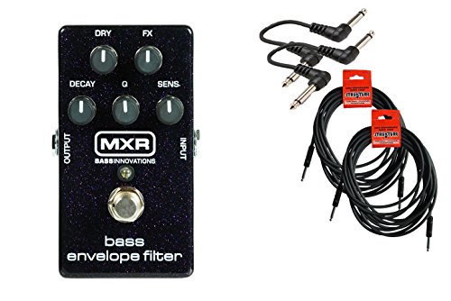 MXR M82 Bass Envelope Filter Cable Bundle w/ 4 free Items: 2x 18.6' Strukture Cables, 2x Hosa Patch Cables