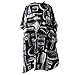 MagiDeal Hair Cut Hairdressing Cape Cloth Apron - Black