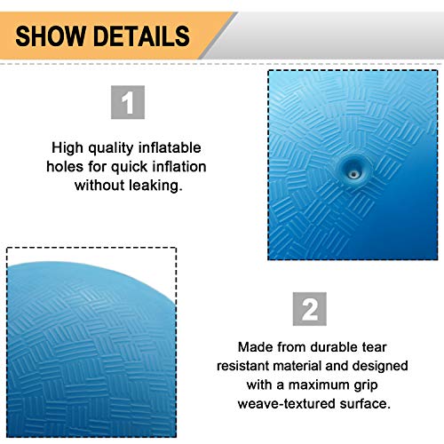 Playground Balls, 8.5 Inch Dodgeball Kickball for Kids Adults Outdoor