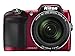 Nikon COOLPIX L840 Digital Camera with 38x Optical Zoom and Built-in Wi-Fi (Red) (Renewed)