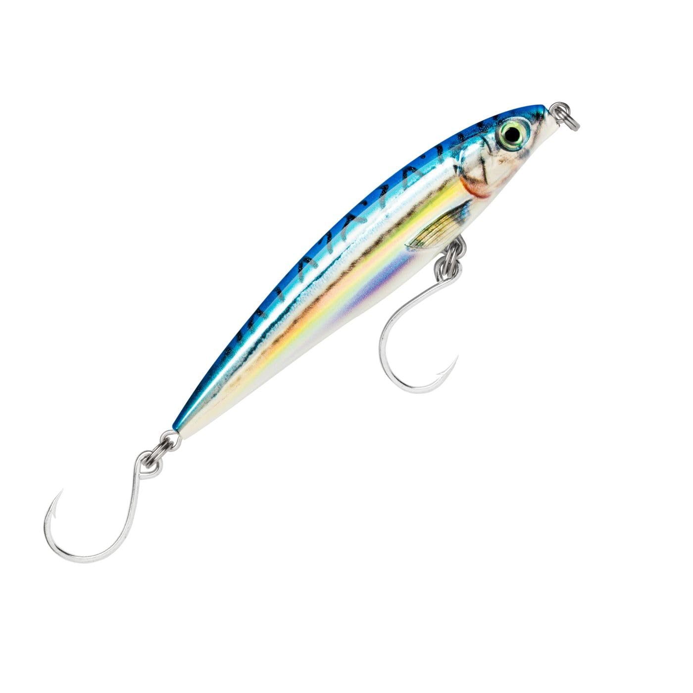 Rapala X-Rap Long Cast Shallow Lure with Two No. 5/0 Hooks, 0.3-0.6 m Swimming Depth, 14 cm Size, Blue Mackerel