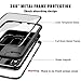 iPhone Xs Max Case, Tempered Glass Flip Metal Magnetic Adsorption Case with Glass Screen Protector (Gifts) for Apple iPhone Xs Max 6.5 Inch 2018 （Black）